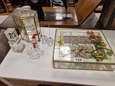 LOT CRYSTAL MINIATURES ETC (SOME DAMAGED)
