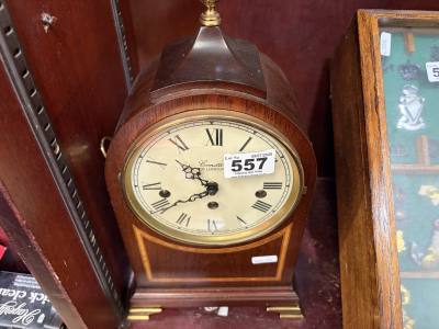 COMITTI INLAY MANTLE CLOCK