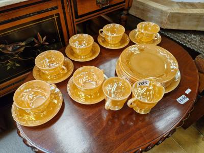 1940S FIRE KING LUSTRE TEASET