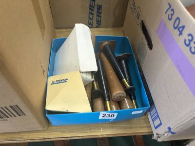 BOX OF CHAIR LEGS