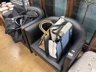 PAIR OF TUB CHAIRS