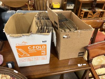 2 X BOXES OF RECORDS
