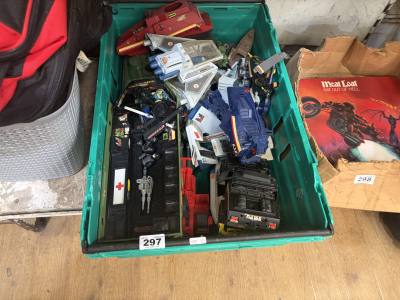 BOX OF VINTAGE ACTION FORCE TOYS