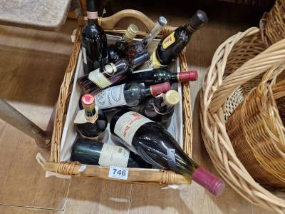 BASKET OF ALCOHOL