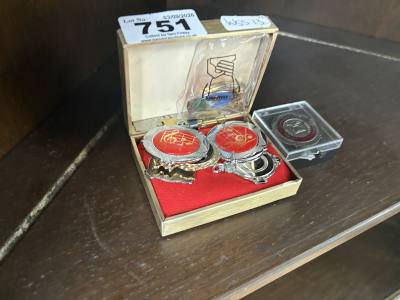 BOX OF BADGES