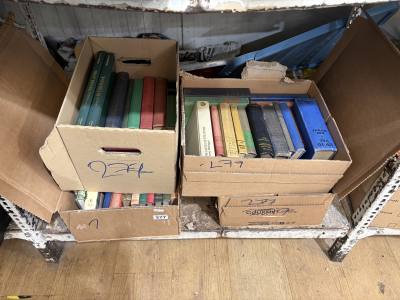 4 X BOXES OF BOOKS
