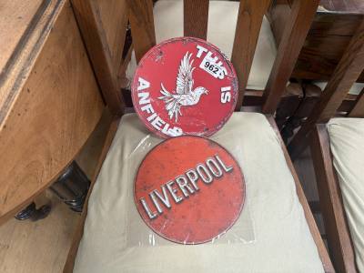 2 X LIVERPOOL SIGNS