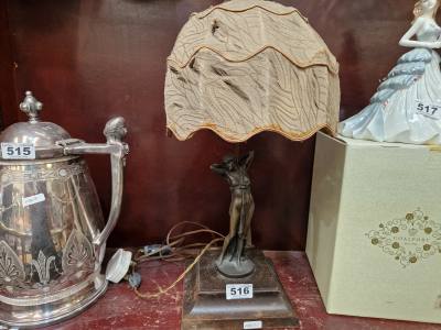 ART DECO FIGURE LAMP