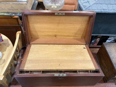 ANTIQUE WOODEN WRITING SLOPE