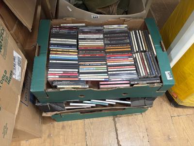 3 X BOXES OF CD'S