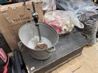 TOOL CHEST + BUCKET + CONTENTS