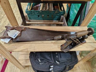 LOT OF ANTIQUE TOOLS