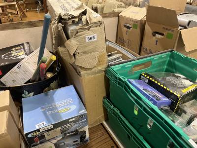 BOX OF HEAVY DUTY  BAGS+ BOX DVDS