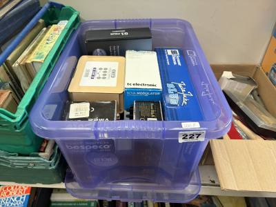 BOX OF NEW GUITAR PEDALS