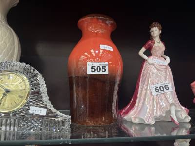 W. GERMAN LAVA VASE