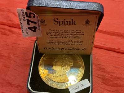 SPINK LTD COMMEMORATIVE MEDALLION