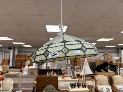 TIFFANY STYLE CEILING LIGHT
