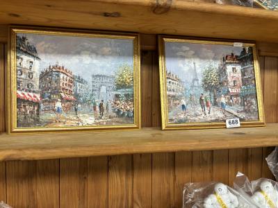 PAIR OF BURNETT OILS