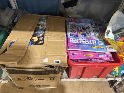 BOX OF DVDS + MATCH ATTAXS