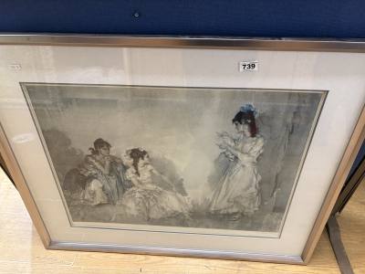 SIGNED RUSSELL FLINT PRINT