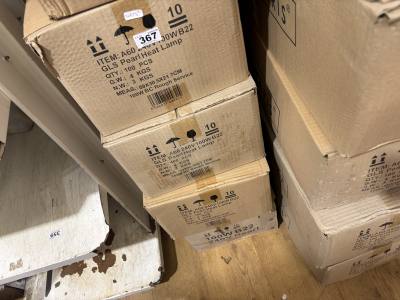 4 X BOXES OF BULBS