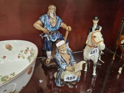2 X CHINESE FIGURES