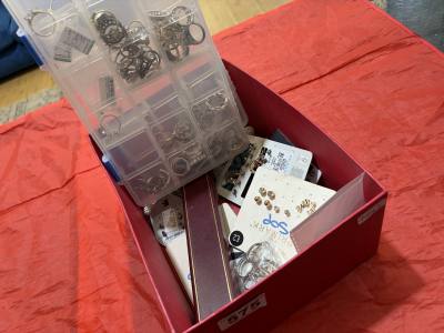 BOX OF DRESS JEWELLERY