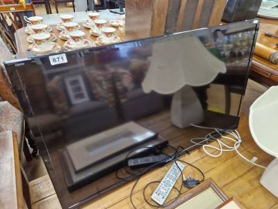 SHARP 40" TV + REMOTE