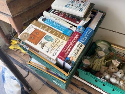 2 X BOXES OF ANTIQUE BOOKS