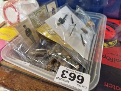 BOX OF MILITARY CURIOS