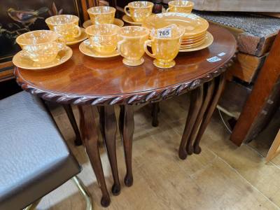 MAHOGANY TABLE NEST