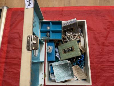 BOX OF DRESS JEWELLERY