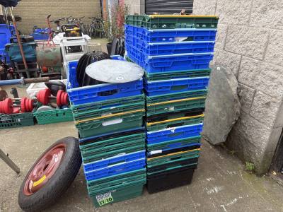 LOT OF CRATES