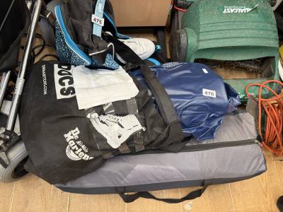 4 MAN TENT + DOUBLE AIR BED