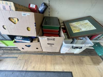 BOX OF ELECTRICAL COMPONENTS