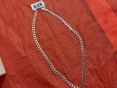 SILVER CURB CHAIN