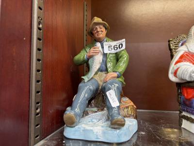 ROYAL DOULTON 'A GOOD CATCH' FIGURE