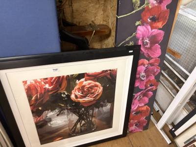 MODERN POPPY + CANVAS PICTURE