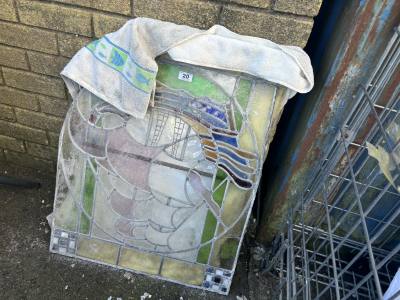 LEADED GLASS PANEL