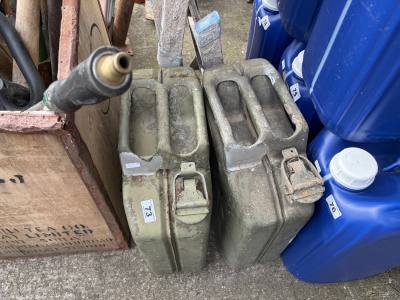 2 X JERRY CANS