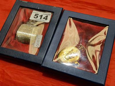 2 X BOXED POCKET WATCHES