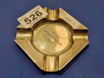 SHEFFIELD SILVER ASHTRAY