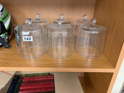 6 X BELL JARS