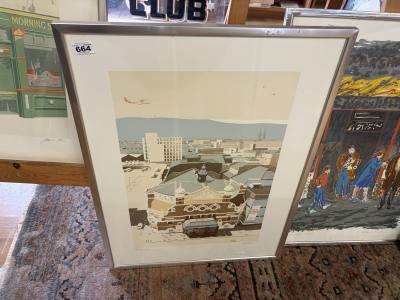 DAVID EVANS LTD LITHOGRAPH GRAND OPERA HOUSE