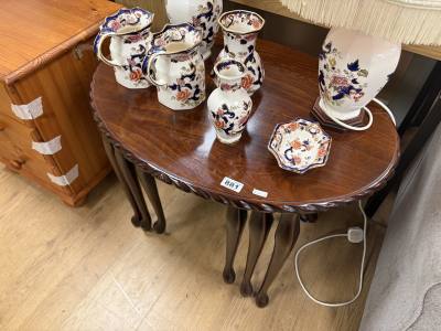 MAHOGANY TABLE NEST