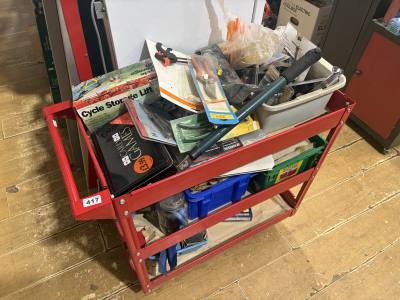 TOOL TROLLEY + CONTENTS