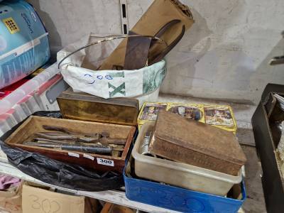 LOT OF TOOLS,HINGES ETC