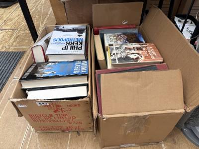 2 X BOXES OF BOOKS