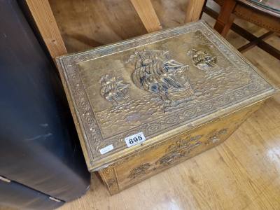 VINTAGE COAL BOX