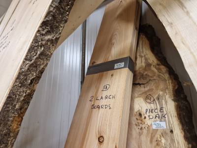 2 LARCH BOARDS (210CM)